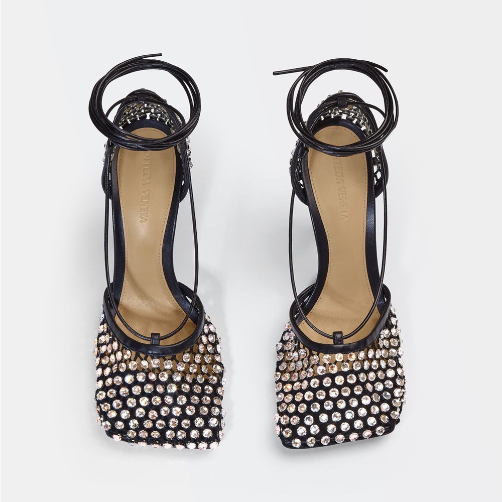 Bottega Veneta Stretch Crystal Pumps